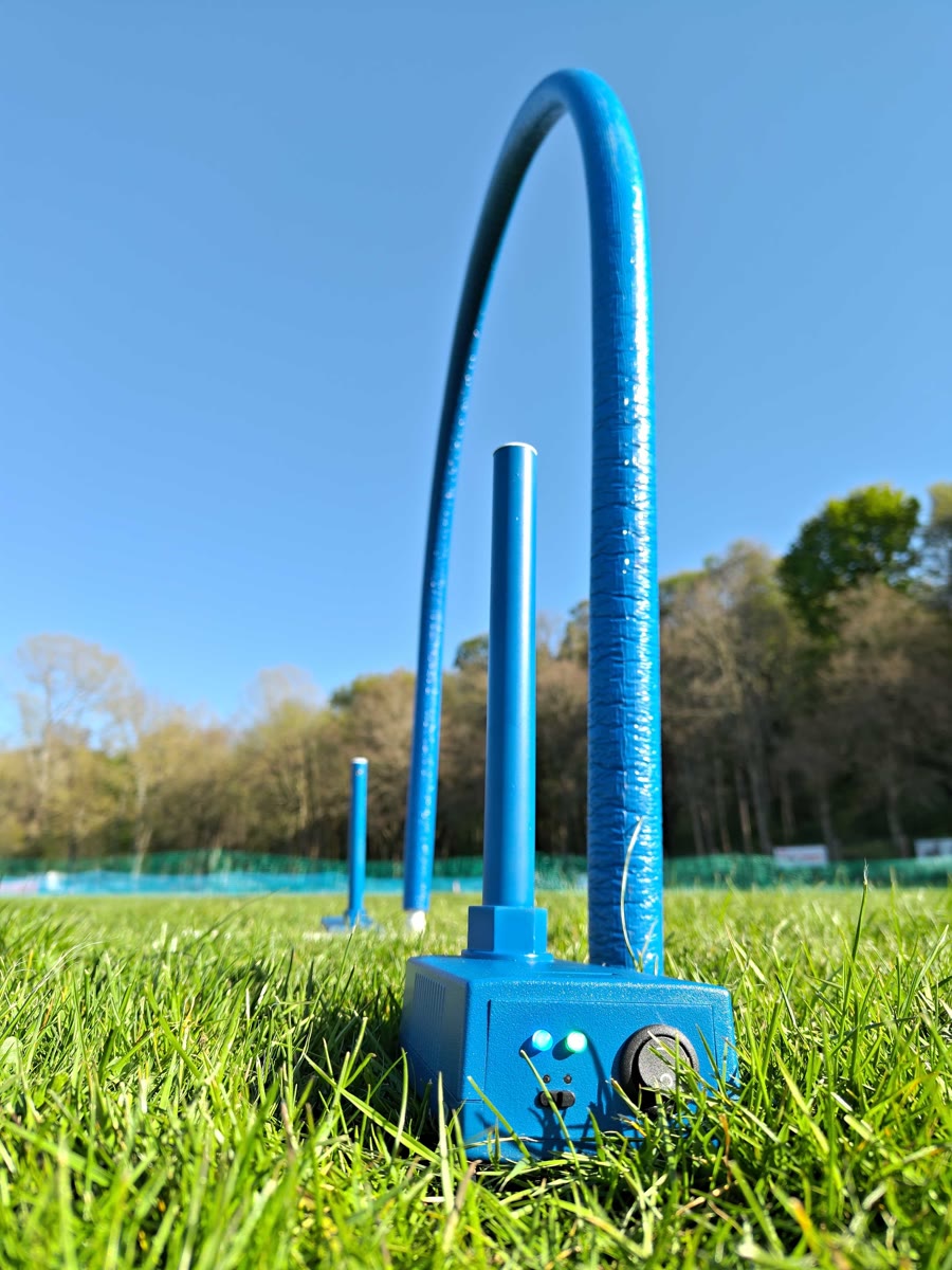 Photo of K9 TMRS timing system in use at a dog show
